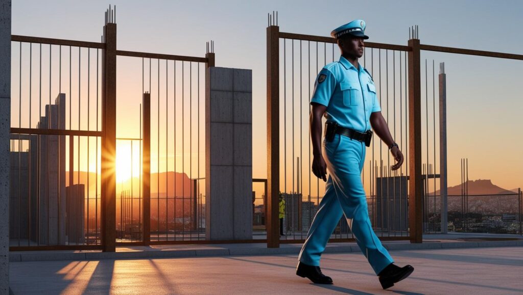 security guards - guarded construction site in Cape Town